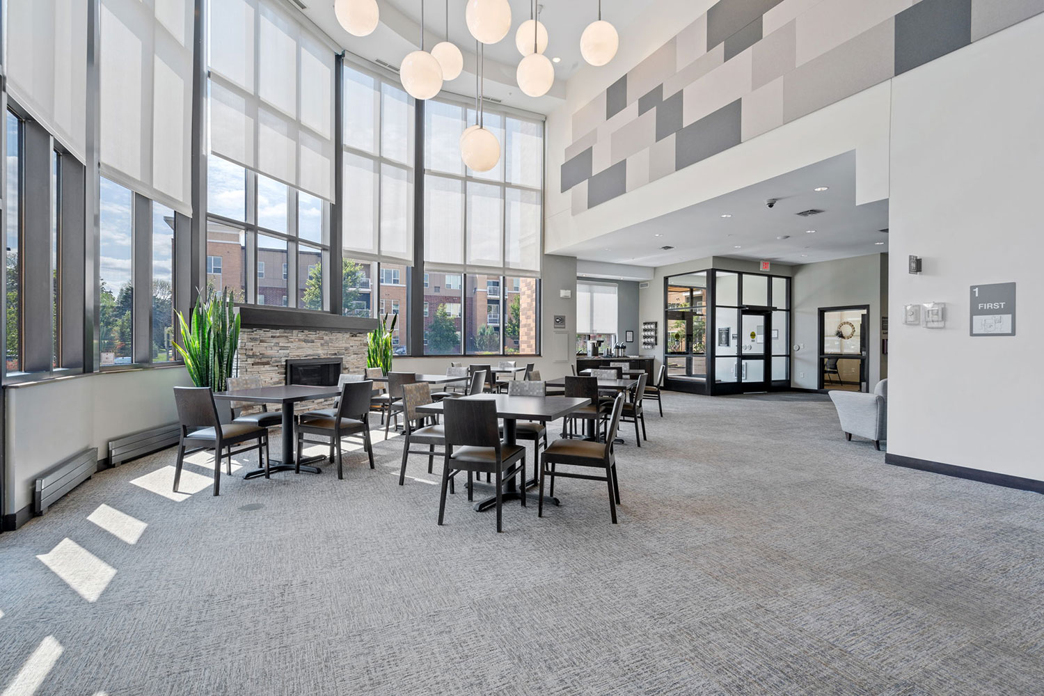 The Rosemount, Steeple Center, lobby view